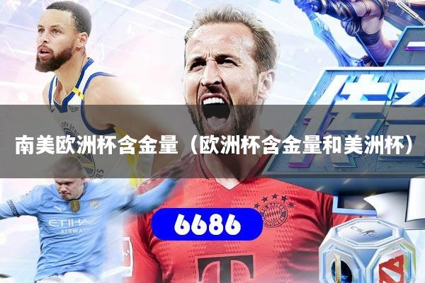 南美欧洲杯含金量（欧洲杯含金量和美洲杯）